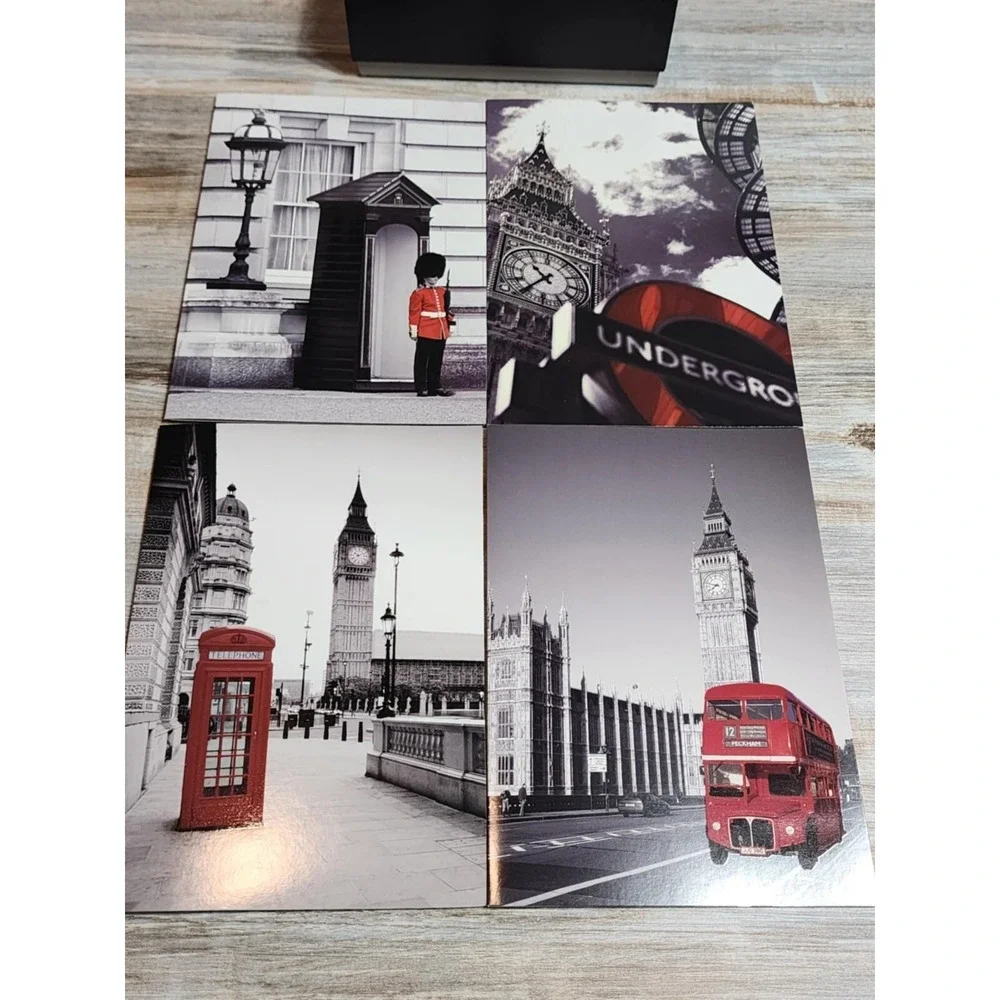Papyrus London Calling Note‎ Card Set 20 Cards With Envelopes 4 Designs
